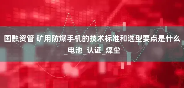 国融资管 矿用防爆手机的技术标准和选型要点是什么_电池_认证_煤尘
